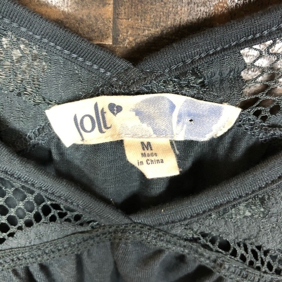 Jolt gray lace top - Picture 5 of 8